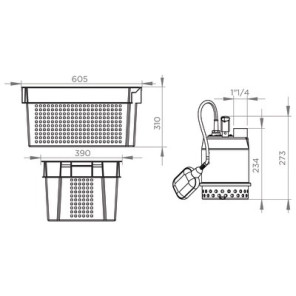 Lift pump Sanicondens® Clim Mini- SFA - SANISUBSTEEL-101