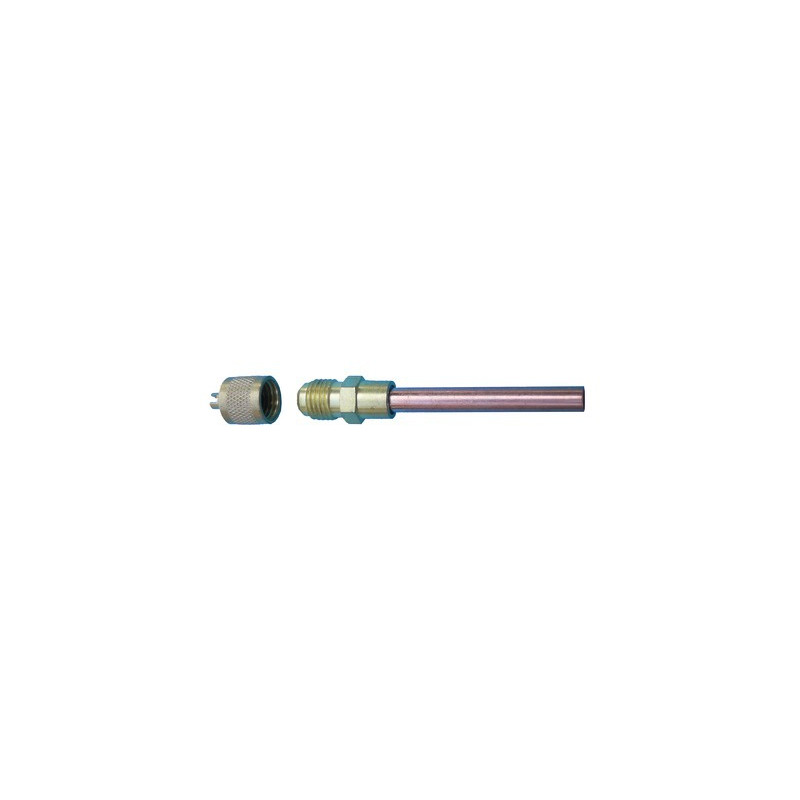 Connector extender with valve  M1/4 SAE- DIFF - 906225