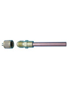 Connector extender with valve  M1/4 SAE- DIFF - 906225