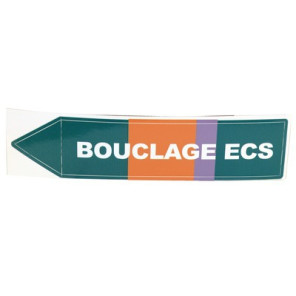 Flexible adhesive label- DIFF - 907282  - (X10)