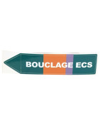 Flexible adhesive label- DIFF - 907282  - (X10)
