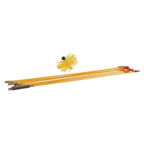 Sweeping kit round rilsan roller brush with ball- DIFF - 909911