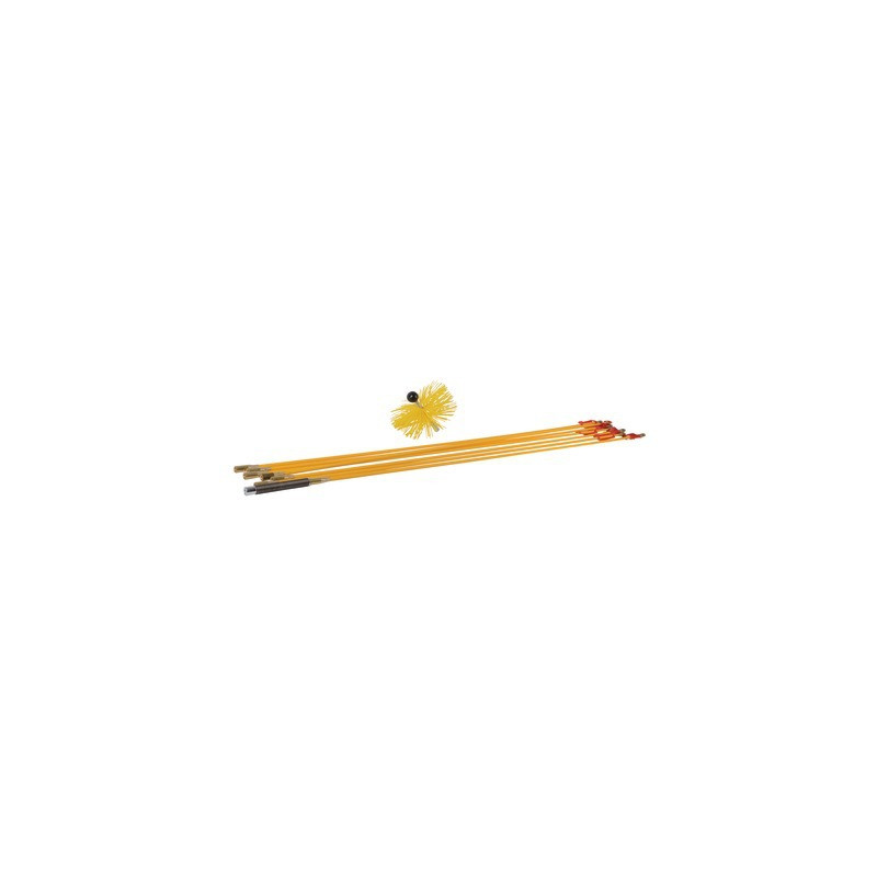 Sweeping kit round rilsan roller brush with ball- DIFF - 909911