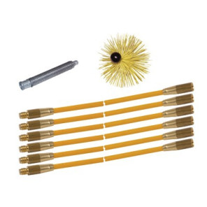 Sweeping kit  rilsan roller brush  Ø125- DIFF - 909914