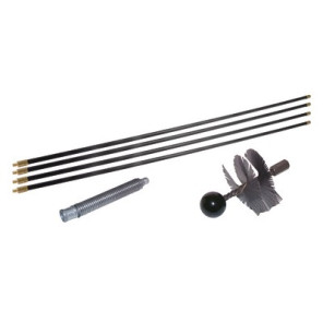 Sweeping kit  steel roller brush  Ø125- DIFF - 909917