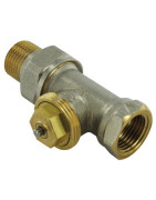 Convertible straight radiator valve F 1/2- COMAP - R809604