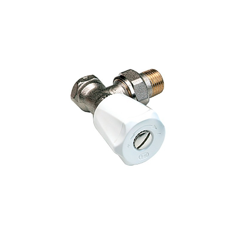 Angle radiator valve single adjustable flow setting F 1/2- COMAP - 418204