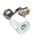 Angle radiator valve single adjustable flow setting F 1/2- COMAP - 418204