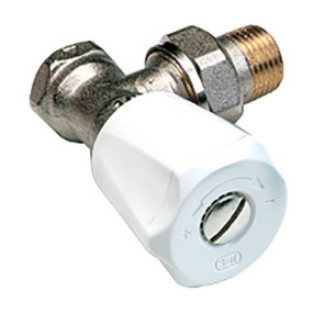 Straight radiator valve single adjustable flow setting F 1/2- COMAP - 419204