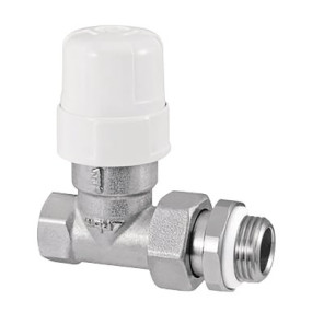 Convertible straight radiator valve body 1/2 RFS (built-in seal on connector)- RBM - 320400