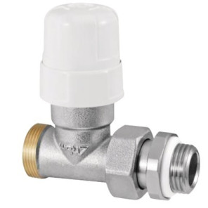 Convertible straight radiator valve body male 1/2 RFS (built-in seal on connector)- RBM - 490400