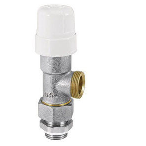 Convertible reversed angle radiator valve body male 1/2 RFS (built-in seal on connector)- RBM - 1800400