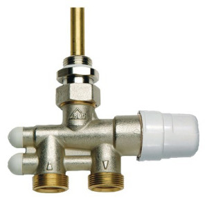 4-Way convertible valve for heated towel rail- RBM - 7540400