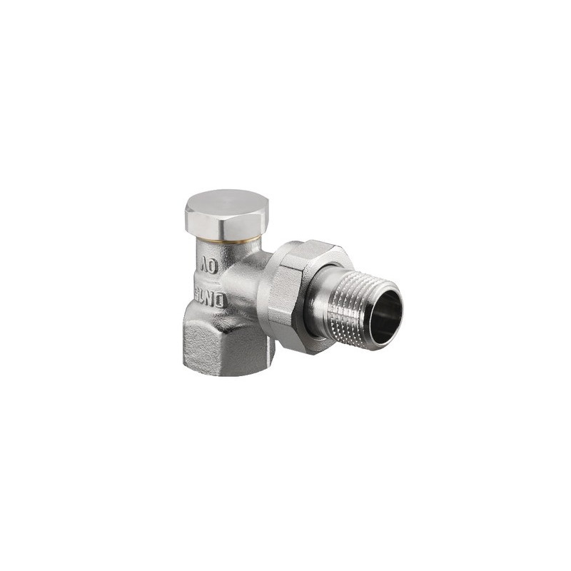 Angle radiator valve with presetting and isolating Combi 2 DN 10- OVENTROP - 1091061