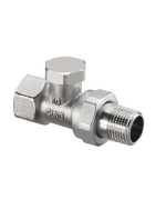Straight radiator valve with presetting and isolating Combi 2 DN 15- OVENTROP - 1091162