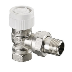 Presetting thermostatic radiator valve body angle AV9 DN20- OVENTROP - 1183706