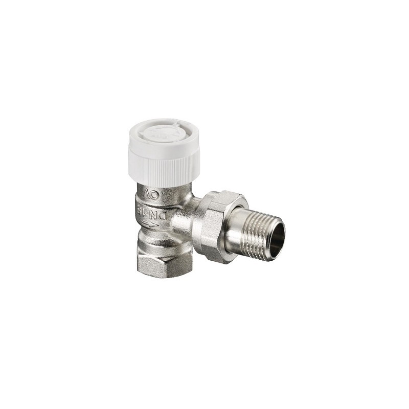 Presetting thermostatic radiator valve body angle AV9 DN20- OVENTROP - 1183706