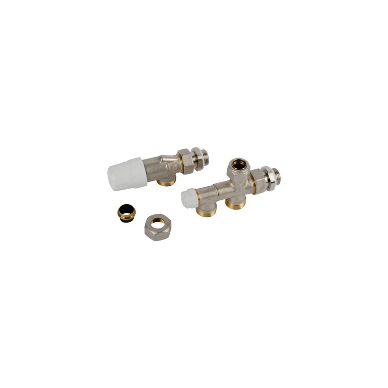 Inverted right-angle thermostatic valve kit 15x21 monotube- RBM - 2250450