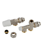 Inverted right-angle thermostatic valve kit 15x21 monotube- RBM - 2250450