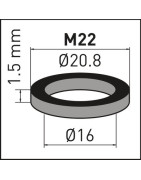 Rubber washer for aerator insert M22- NEOPERL - 78136096  - (X10)
