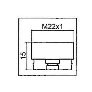 Adapter for CLINIC SNAP M22x1 aerator- NEOPERL - 1437190