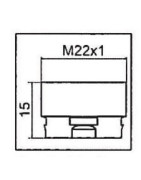 Adapter for CLINIC SNAP M22x1 aerator- NEOPERL - 1437190