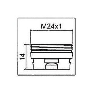 Adapter for CLINIC SNAP M24x1 aerator- NEOPERL - 1437290