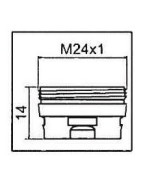 Adapter for CLINIC SNAP M24x1 aerator- NEOPERL - 1437290