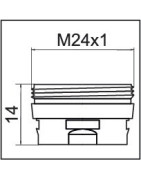 Adapter for CLINIC SNAP M24x1 aerator- NEOPERL - 1437290
