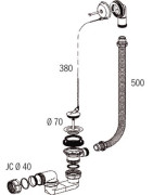 Waste outlet- NICOLL - 0203002