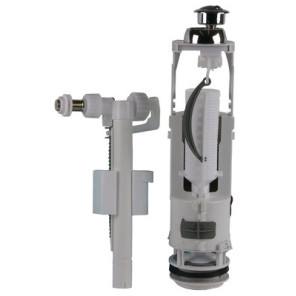 Wc - Double volum mechanism with pushbutton and valve 37950110- SIAMP - 37950110