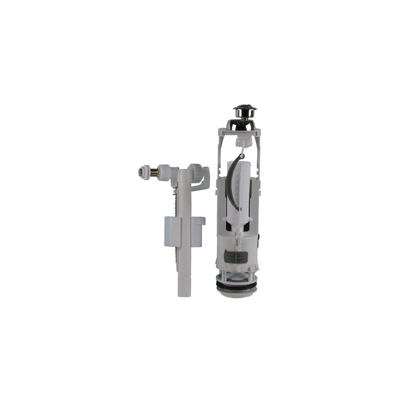 Wc - Double volum mechanism with pushbutton and valve 37950110- SIAMP - 37950110