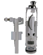 Wc - Double volum mechanism with pushbutton and valve 37950110- SIAMP - 37950110