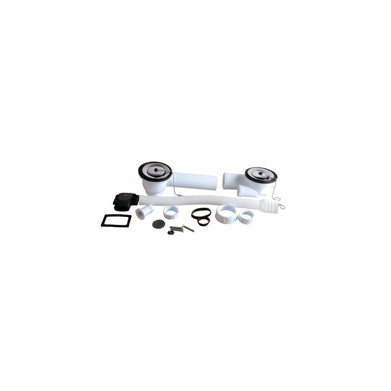 Waste plug and plastic waste outlet- NICOLL - 0204310