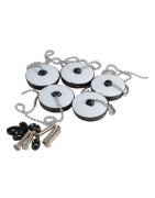 Set of 5 plugs with chain- NICOLL - 0411246