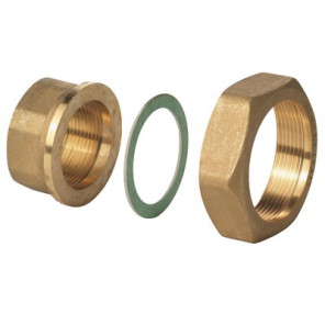 Set of 2 brass fittings dn25 (ecs)- SIEMENS - ALG253B  - (X3)