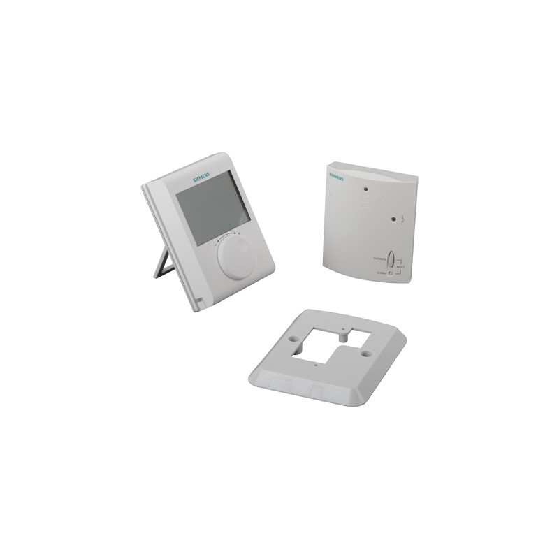 Wireless thermostat, battery operated- SIEMENS - RDH100RF/SET