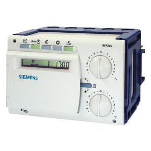 Heating controller for 2 heating circuits and d.h.w.- SIEMENS - RVP360