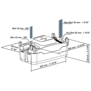 Condensate lift pump SI 83- SAUERMANN - SI83CE42UN23