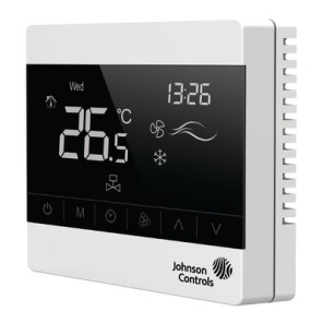 Thermostat for terminal unit 2 pipes Touch screen +5/+35°C- JOHNSON CONTROLS - T8200-TBE0-9JS0