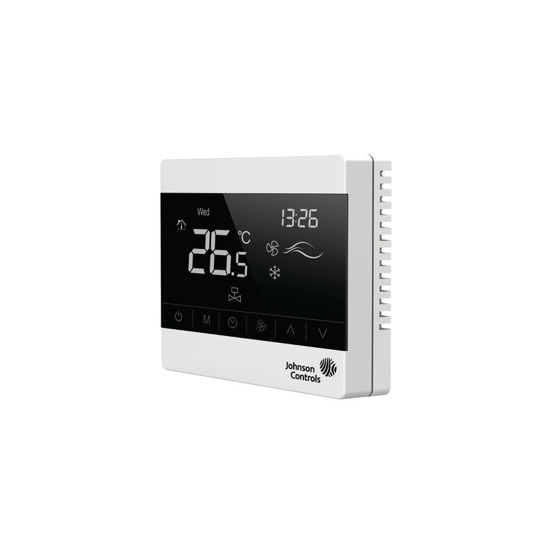 Thermostat for terminal unit 2 pipes Touch screen +5/+35°C- JOHNSON CONTROLS - T8200-TBE0-9JS0