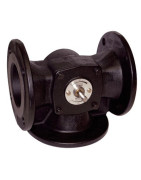 3 way sector valve, with flange- SIEMENS - VBF21.100