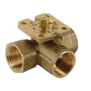 3-way ball valve F3/4" Kvs6.3- SIEMENS - VBI61.20-6.3