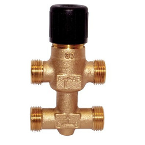 4 way terminal valve- brass- SIEMENS - VMP47.10-1.6