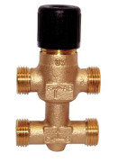 4 way terminal valve- brass- SIEMENS - VMP47.15-2.5
