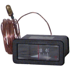 Thermometer rectangular 0 to 120°C length 2,5m- DIFF pour De Dietrich Chappée - S17007062