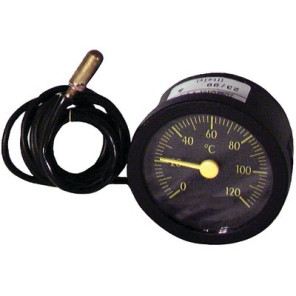 Thermomete r round dial 0° +120°c ø43mm cap1500- DIFF - 606043