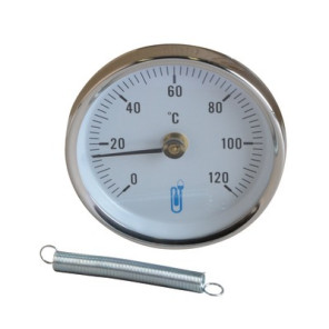 Push-fit thermometer for panel piping ø 80mm- DIFF - 606053