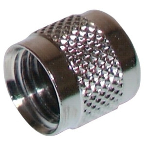 Chrome cap flare 1/4"- DIFF - 609192  - (X6)