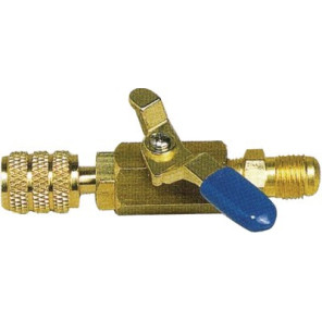 Blue valve M1/4" x F1/4"- GALAXAIR - SA-14M14F-B